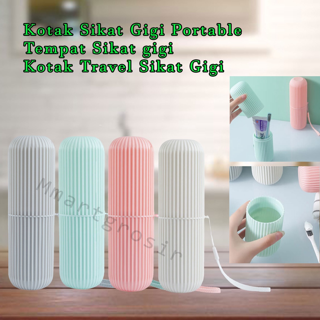 Kotak Sikat Gigi Portable / tempat sikat gigi / kotak travel sikat gigi