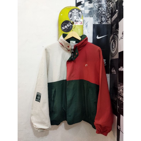 Hangten Colorblock Jacket / color block jacket / jacket thrift / jacket vintage