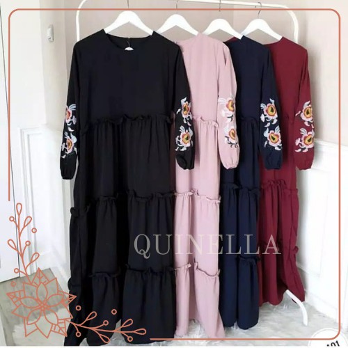 SERAPHINA DRESS SAMPAI UKURAN JUMBO GAMIS WANITA MUSLIM CASUAL