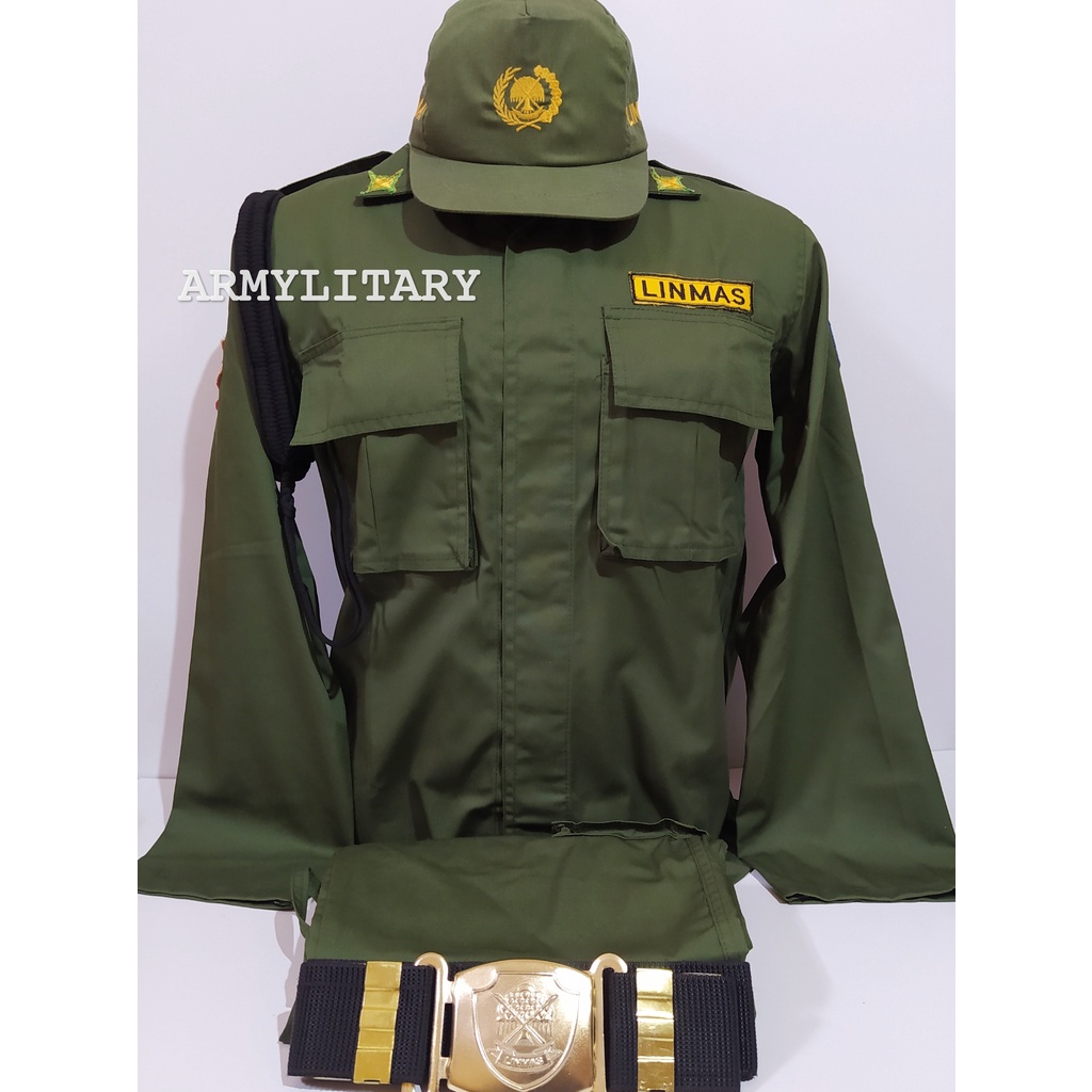 BAJU SETELAN LINMAS BAJU DAN CELANA PDL