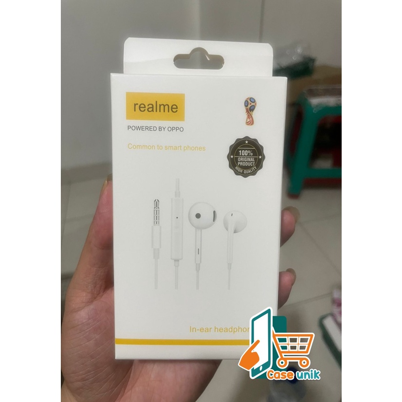 R15 Headset headsfree earphone Hf ORIGINAL REALME 2 3 5 6 7 pro C1 c2 c3 c11 c15 c12 c17 c20 C21y JACK 3.5MM CS3280