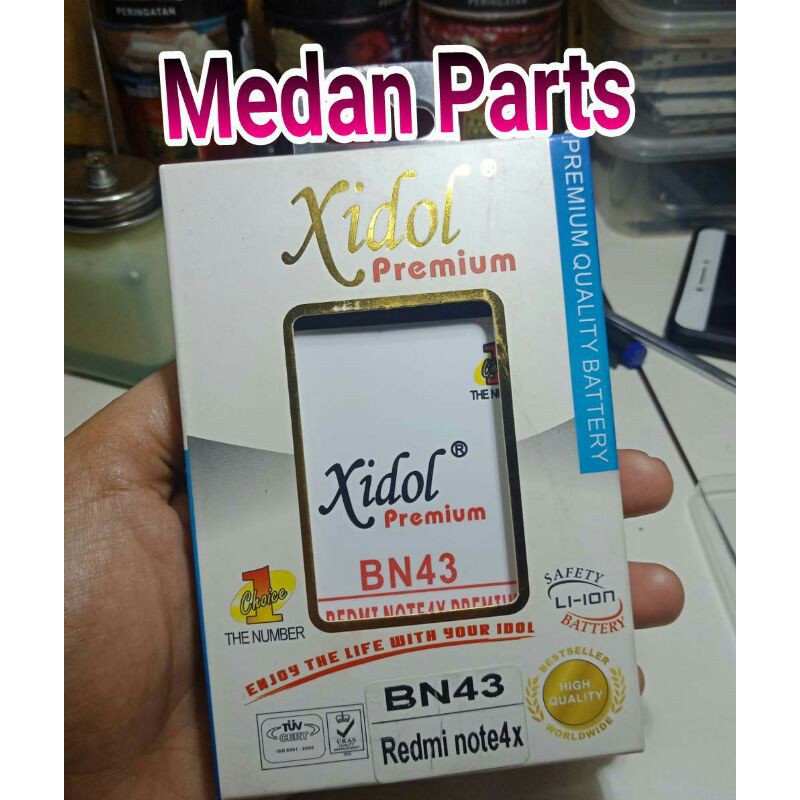 BATERAI BATTERY Xiaomi Redmi Note 4x BN43 XIDOL PREMIUM