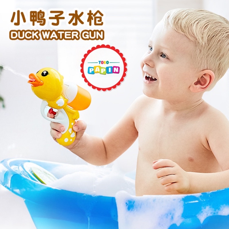 TokoPapin Mainan Mandi Pistol Air Anak Bayi Bebek Tembakan Water Gun Duck Toys Mainan Anak Mandi Tembak tembakan Bebek mainan tembak