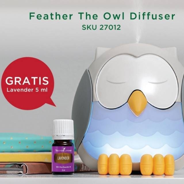 Segera Beli Young Living Owl Diffuser Free Lavender 5ml Murah