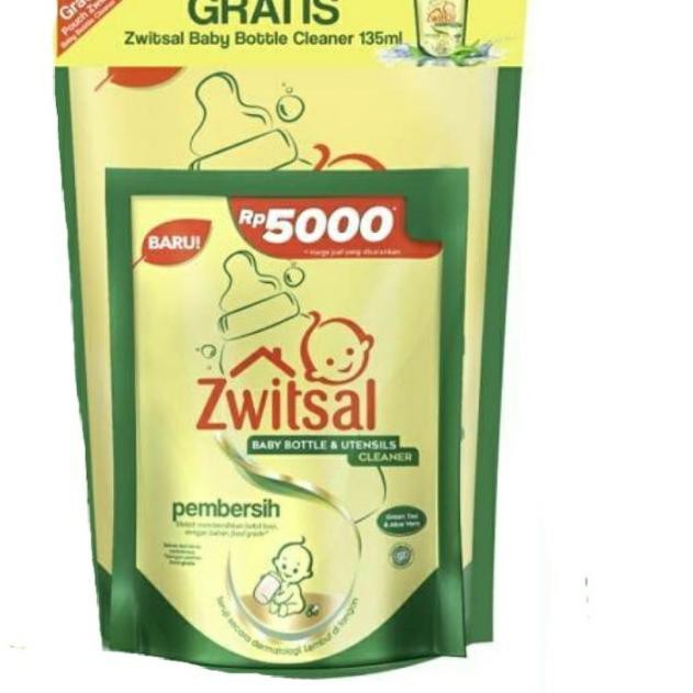 N*E*W>>-917  Zwitsal cuci botol Bottle cleaner 750ml / Zwitsal Pencuci botol 750ml - 750ML + 135ML