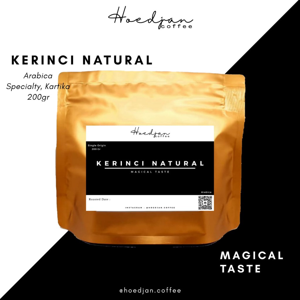 

Kopi Kerinci Natural 200gr - Hoedjan Coffee