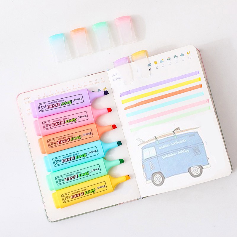 

Stabilo Pastel/Highlighter/Penanda Warna Warni