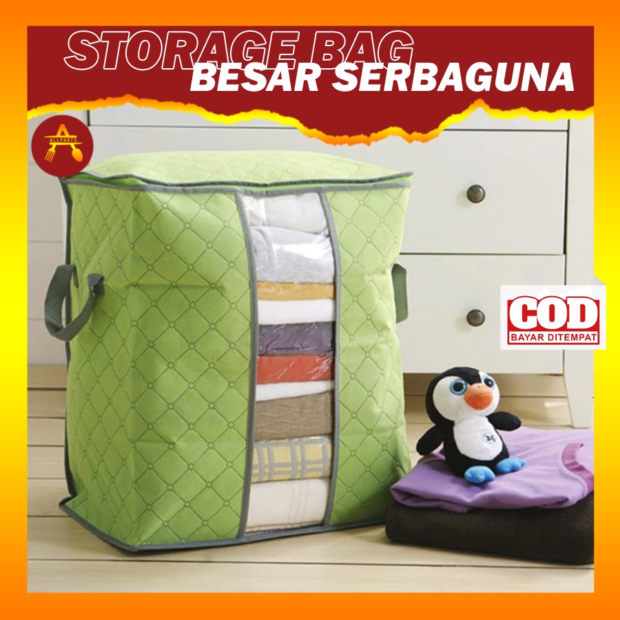 Tempat Baju Kotak Storage Box Penyimpanan Barang Baju Bayi Serbaguna 88 Tas Laundry Bag Jumbo Loundry Bag Wadah Penyimpanan Serbaguna