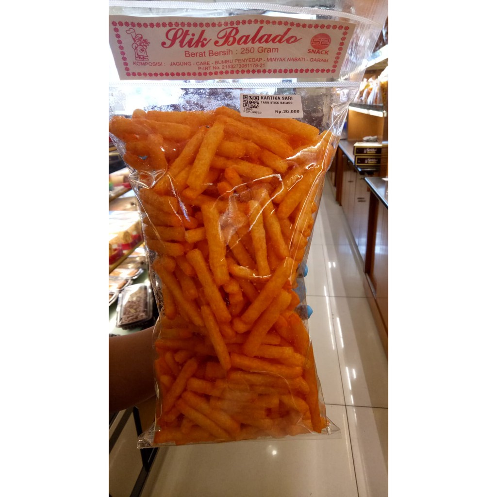 

KRIPIK KERIPIK STIK STICK BALADO KARTIKA SARI RENYAH GURIH SNACK ENAK ENDOLITA HITS SALE PROMO BEST