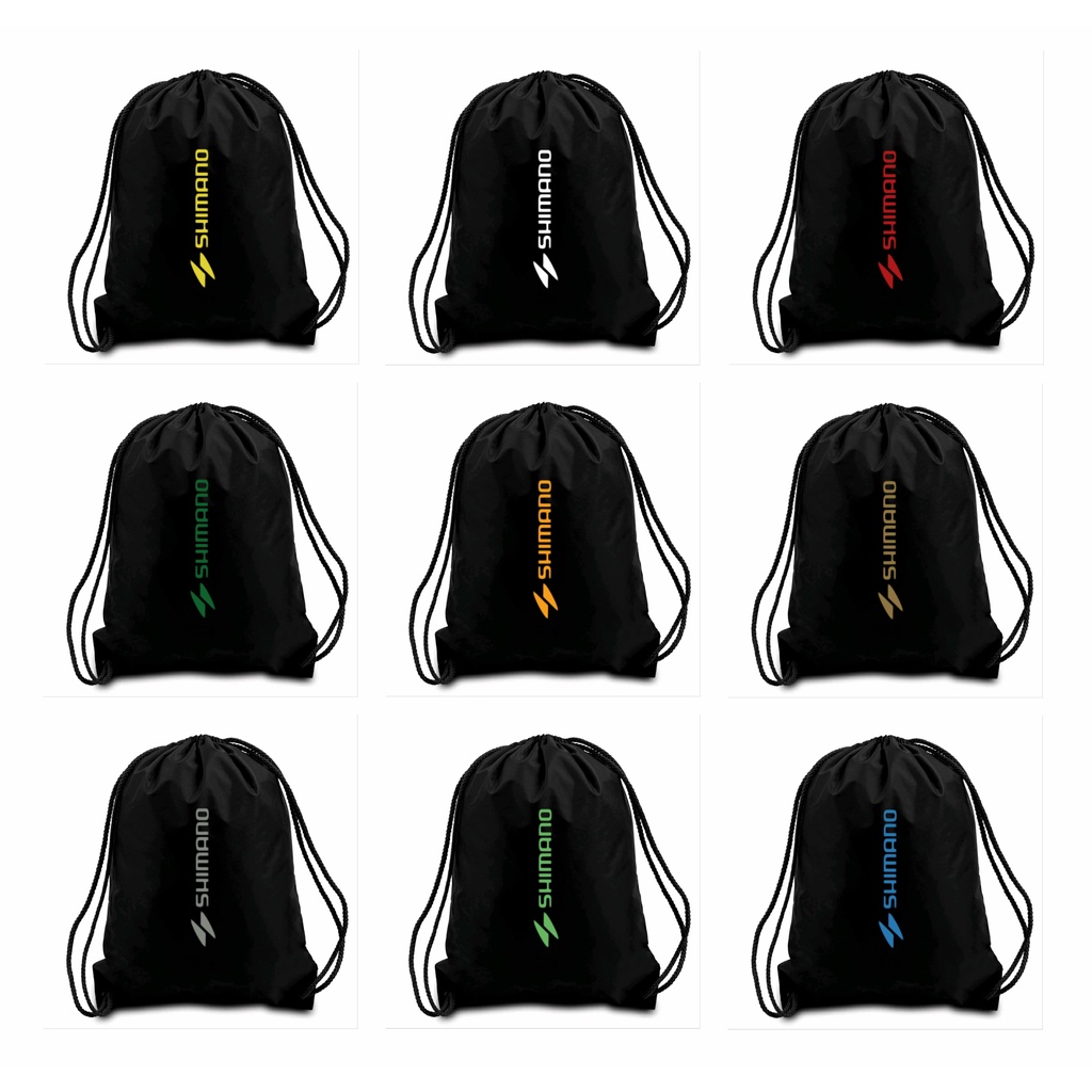 String Bag Terlaris Dengan Sablon flex Jepang 100% / tas serut shimano / New Stringbag sepeda / NEW 