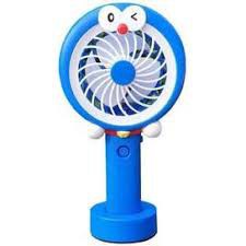 Kipas Mini Fan Karakter Portable With LED Light