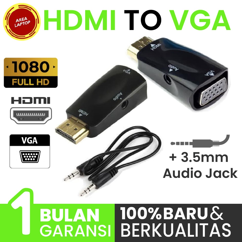 CONVERTER HDMI TO VGA DENGAN AUDIO