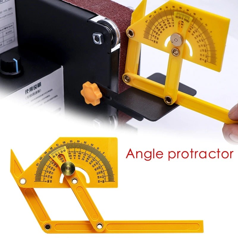 Junejour Alat Ukur Kayu Busur Derajat dan Pencari Sudut Protractor and Angle Finder Woodworking - M142