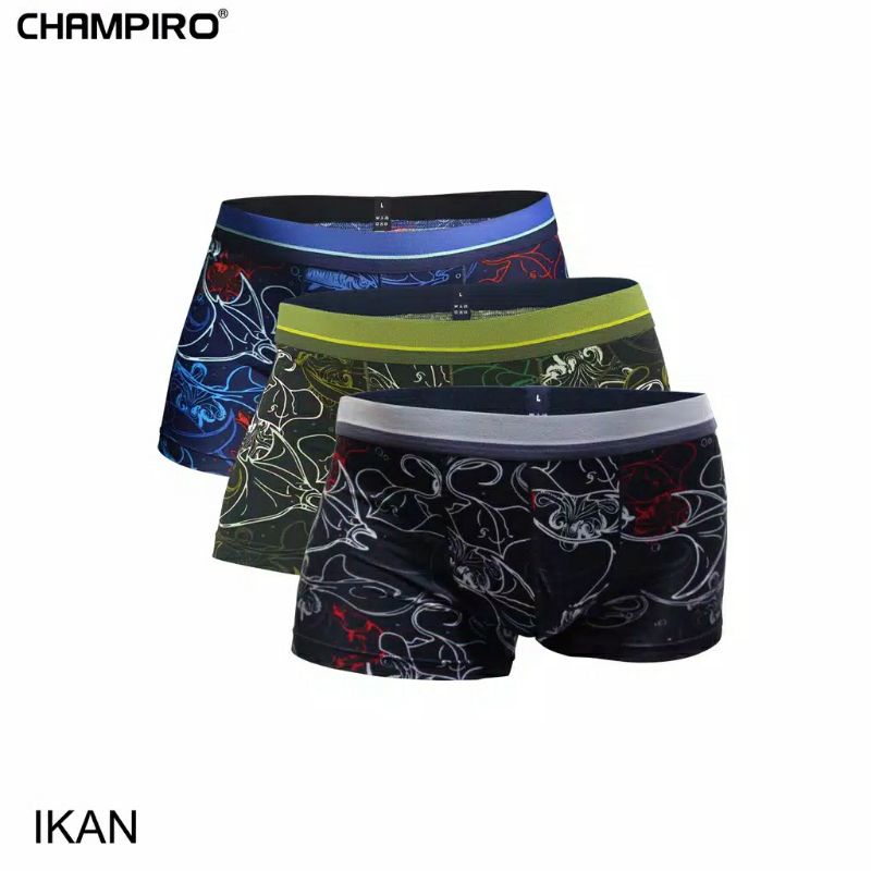 cd boxer pria CHAMPIRO Xcited C0315 (isi3)