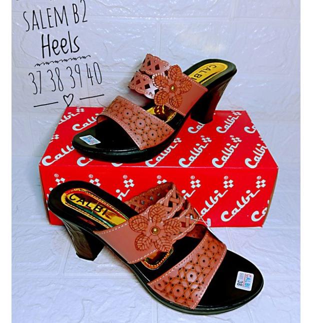 [MLO.26Au22r] SANDAL WANITA CALBI HEELS / SANDAL PESTA