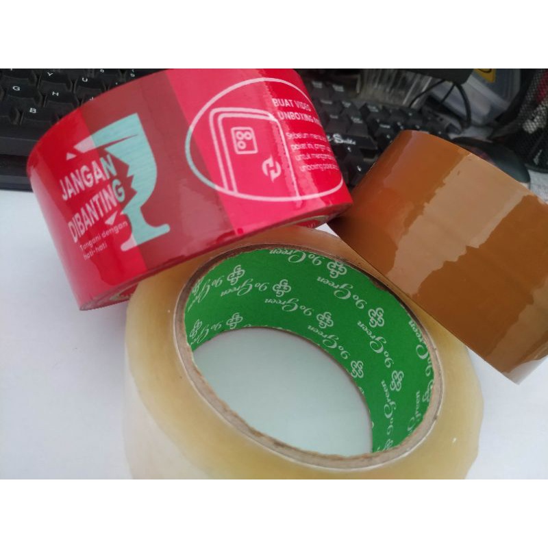 

Lakban 2 inch Fragile / Bening / Coklat TERMURAH (SATUAN)