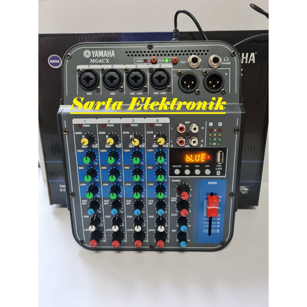 Mixer 6 channel Yamaha mg6cx MG6CX mg6 cx