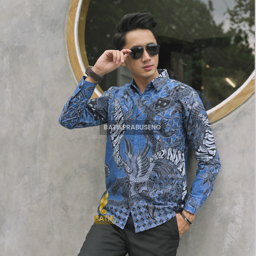 BATIK PRABUSENO MAGANI KEMEJA BATIK PRIA LENGAN PANJANG SLIMFIT