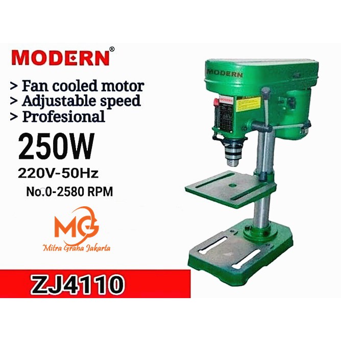 MODERN Mesin Bor Duduk 13 mm Bench Drill ZJ-4110 Model Mollar Oscar MGJ