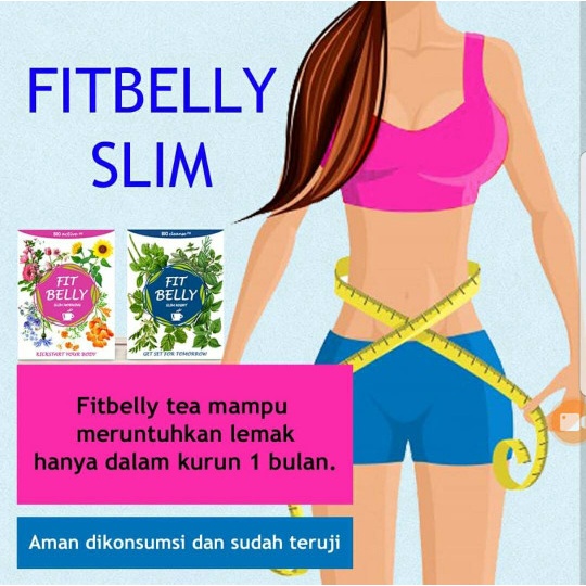 

DISKON - (BISA COD) Fitbelly fit belly Slim Teh diet Complete morning & night (strong)