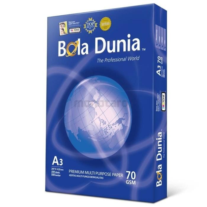 

Kertas Hvs Bola Dunia A3 70Gr