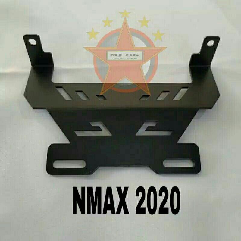 Breket Tatakan Plat Nomor Model Kumis  Ready Buat Motor Nmax Lama , Nmax New 2020 , Pcx 2018 , Aerox