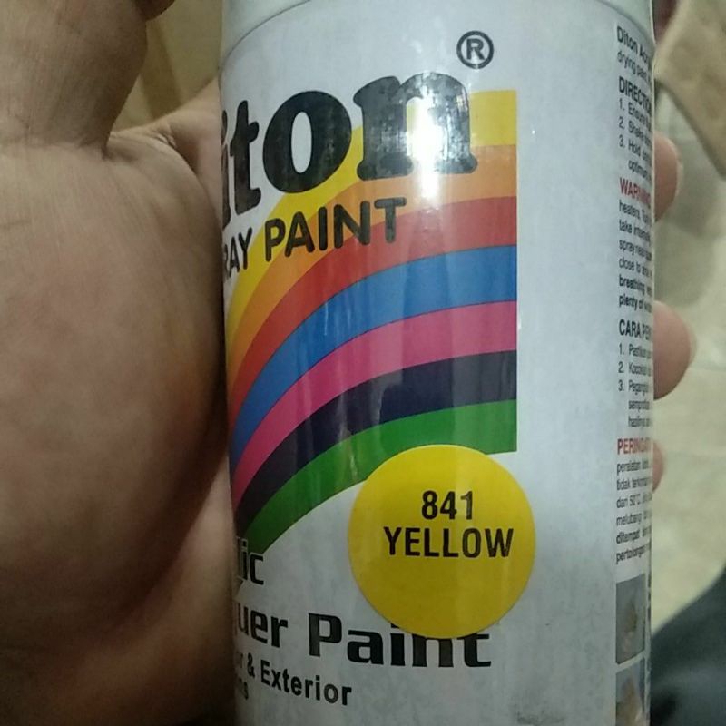 

Cet Diton Yellow 841 Spray Paint