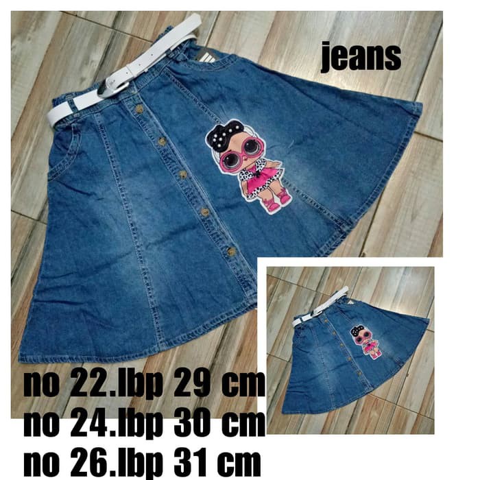 Rok Celana Anak - Basic Skirt Rok Tutu - Rok Anak Perempuan Rok Jeans Anak Perempuan Levis Model