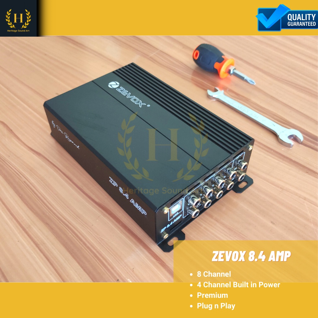 Processor DSP Zevox 8.4 AMP Built in Power