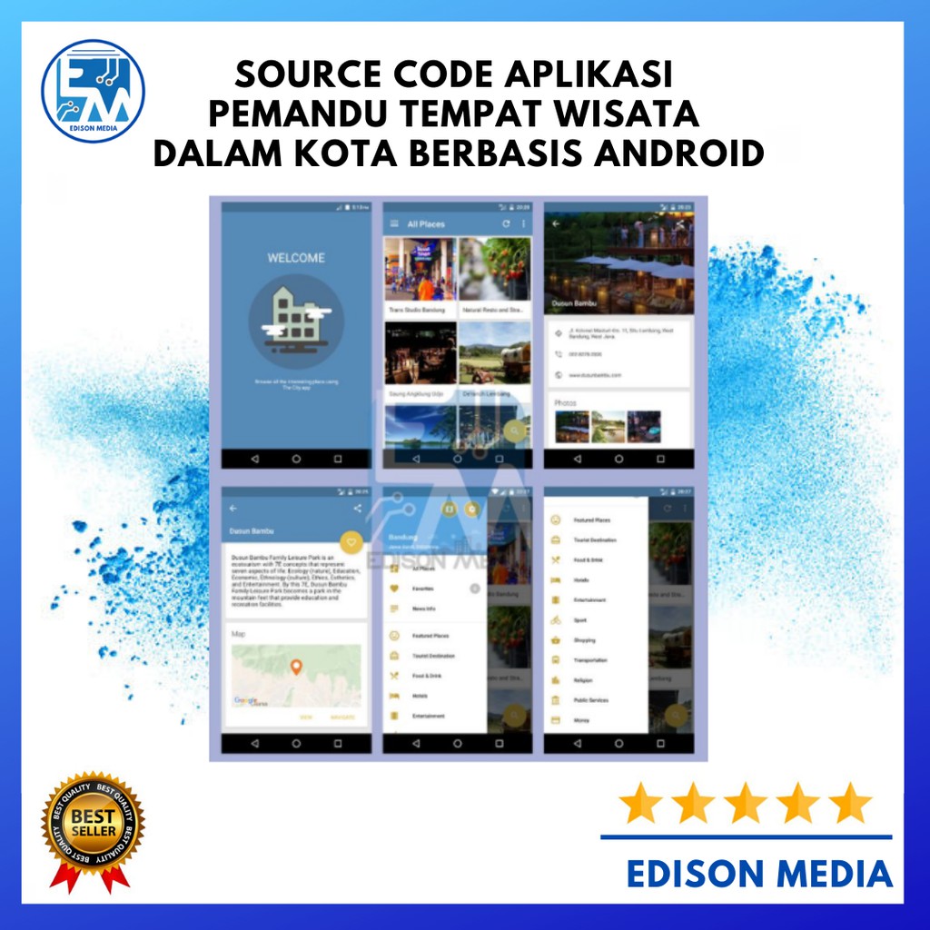 Jual Source Code Aplikasi Pemandu Tempat Wisata Dalam Kota Berbasis Android Indonesia|Shopee Indonesia