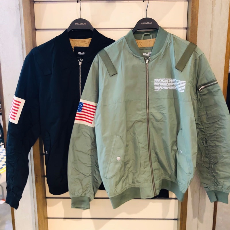 Jastip Jacket NASA PULL&BEAR NEW
