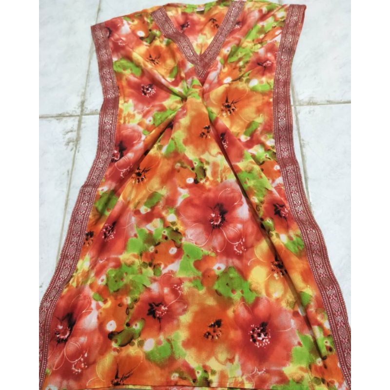 Kaftan Abaya Tunik asli Arab Anak Perempuan