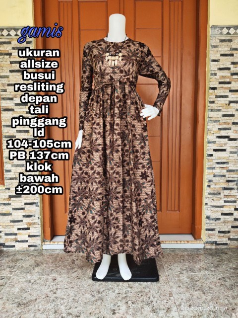 Gamis Batik Syari Pekalongan