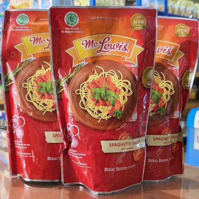 

Mc Lewis Spaghetti 310Gr / Saus Spaghetty Mc Lewis 310Gr