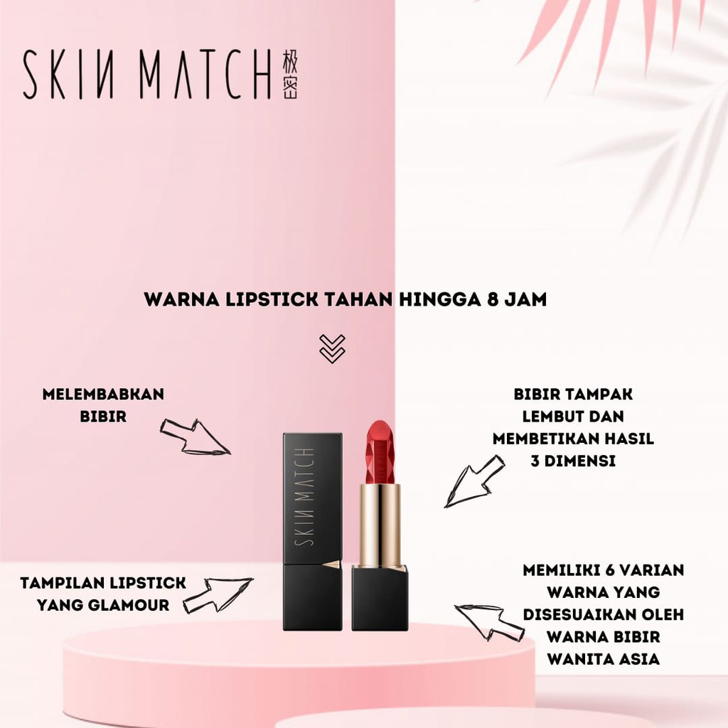 SKIN MATCH True Color Lipstick Matte - Lipstik