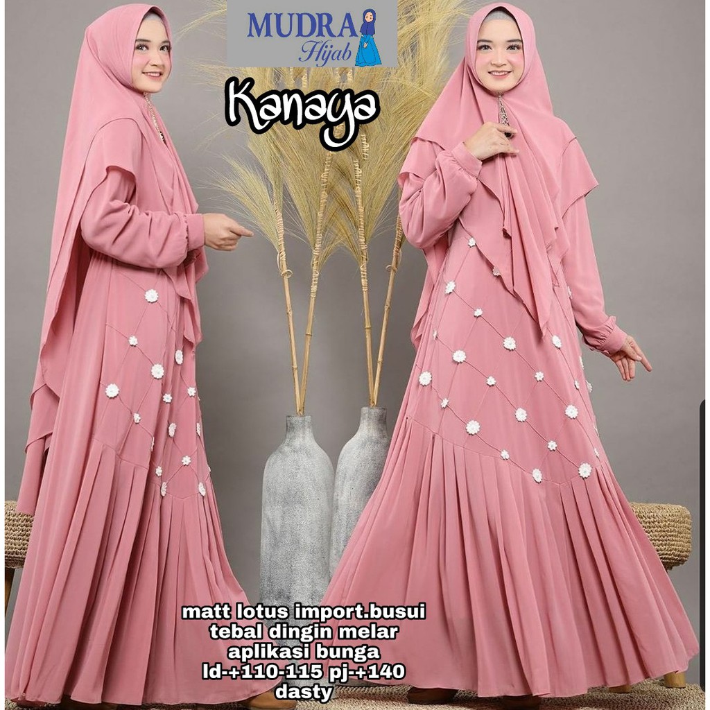 Gamis Kanaya By Mudra Hijab Shopee Indonesia