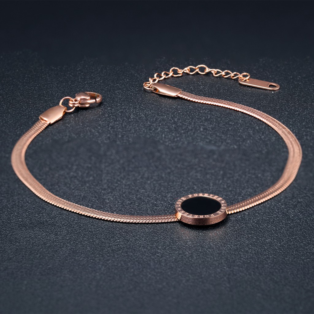 Gelang Bracelet Wanita Aksesoris Titanium Korea Cocok Hadiah GK034 sangat elegant modern