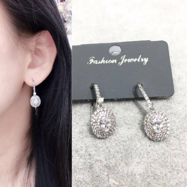 Anting Premium lapis emas anti karat anti alergi Giwang premium Quality mata halus 08