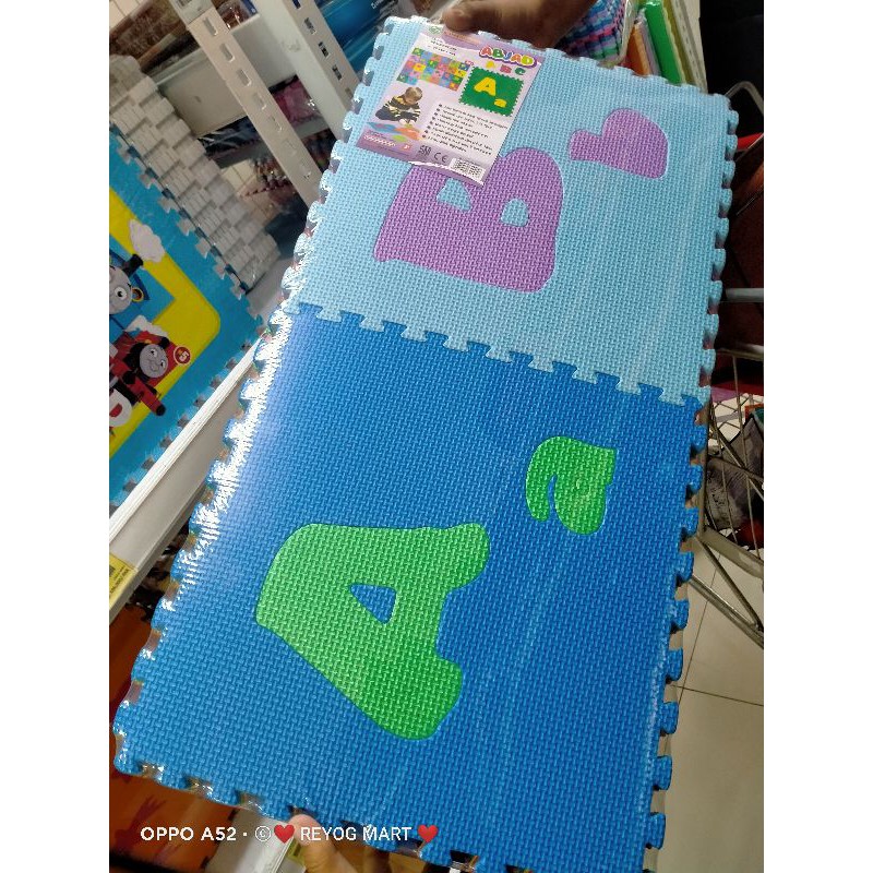 KARPET PUZLE KARAKTER HURUF