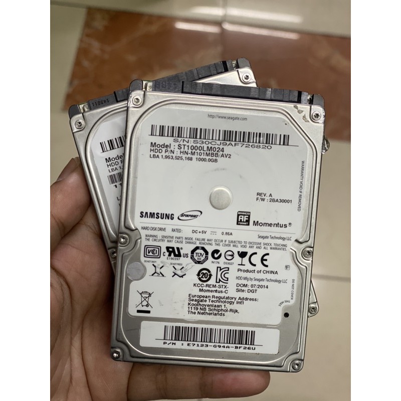 Hard Disk Internal Laptop Samsung 1TB Second