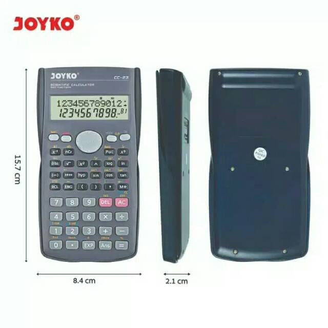 

Kalkulator Scientific CC-23 Joyko Calculator 240 Functions
