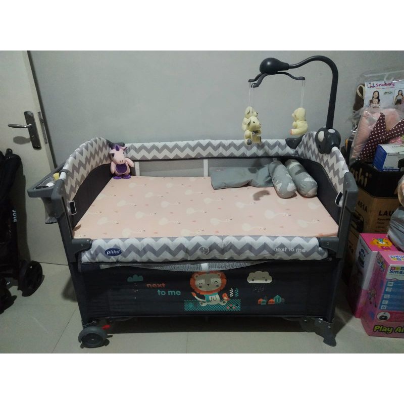 Baby Box Pliko B 828 SLR Next To Me baru ( beli kepakai hanya 1 bulan ) tidak dengan matras hanya bo