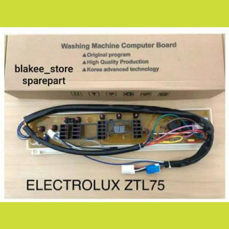 Modul mesin cuci elektrolux EWT854 EWT7042S original program part ZTL75