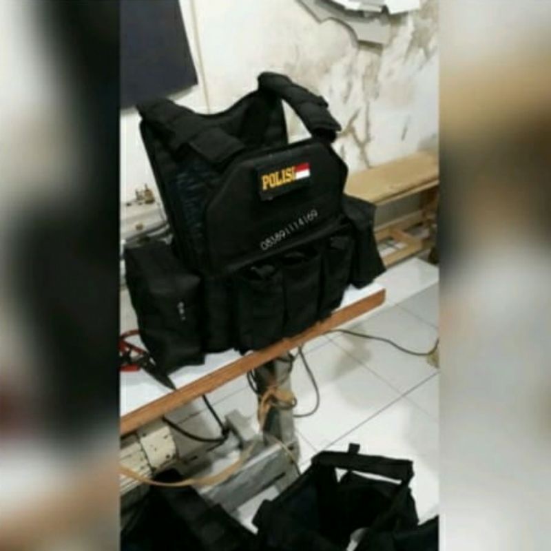Rompi anti peluru tanpa baja TNI,POLRI,BRIMOB