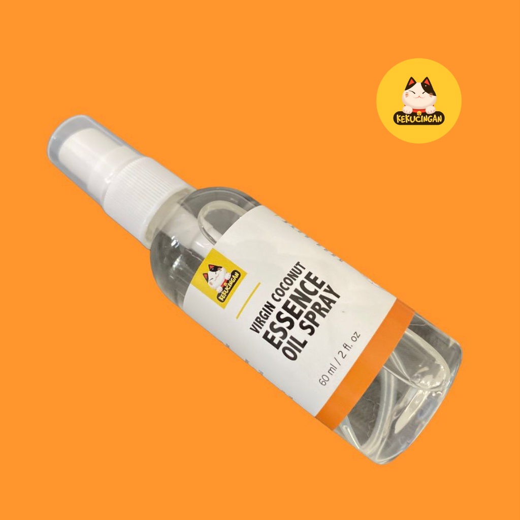 VCO PURE SPRAY Obat Scabies Jamur Koreng Kucing Anjing Kekucingan Minyak Kelapa Vitamin Bulu 60ml