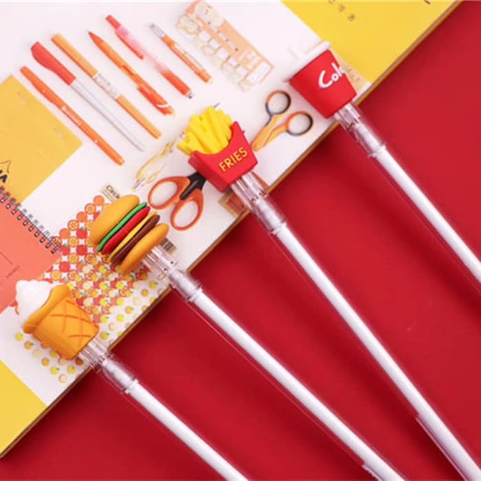 

Pulpen Gel Unik / Pen Gel Fast Food Luxury Limited Edition