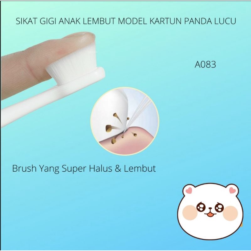 Sikat Gigi Premium   (2 -12 TAHUN) , BULU SIKAT SELEMBUT COTTON