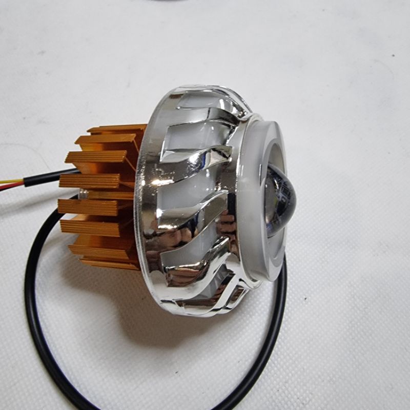 Lampu utama Depan Projie Mini led rainbow 2.5 inch Semua motor bebek matic supra beat jupiter mio vario