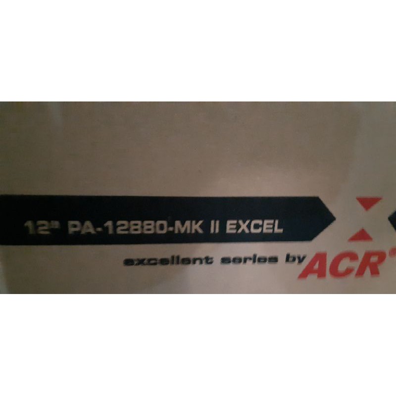 Speaker Acr 10 inch Excellent 10880. PA-10880 EXCEL