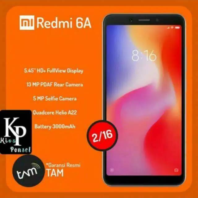 Xiomi Redmi 6A Ram 2GB/16GB